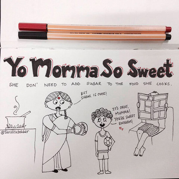hand drawn mother's day card ideas _ inspiration 8 _ safia begum