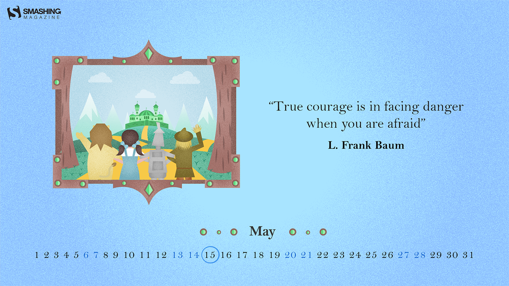 safia begum_May_desktop wallpaper for May _wizard of oz_frank baum